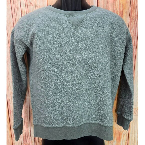American Eagle Outfitters Olive Green Crewneck Sweatshirt XS - Picture 1 of 7